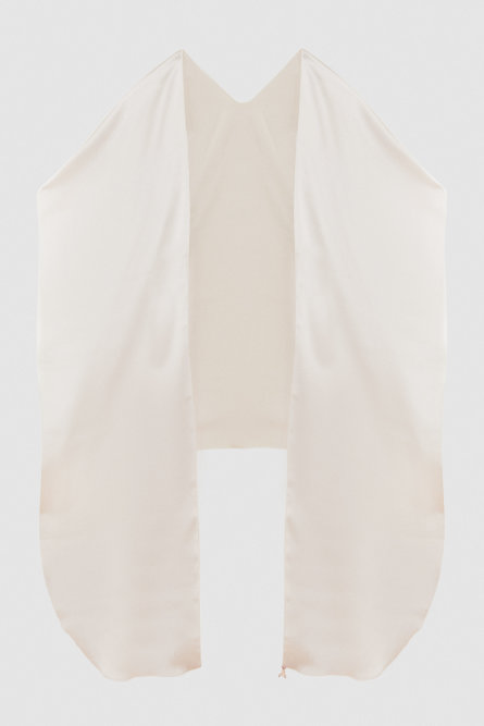 Satin stole, Beige, Patrizia Pepe