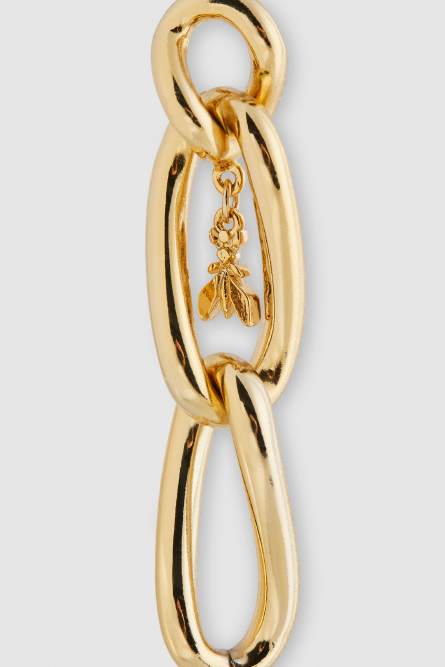 New Chain brass earrings, Gold, Patrizia Pepe