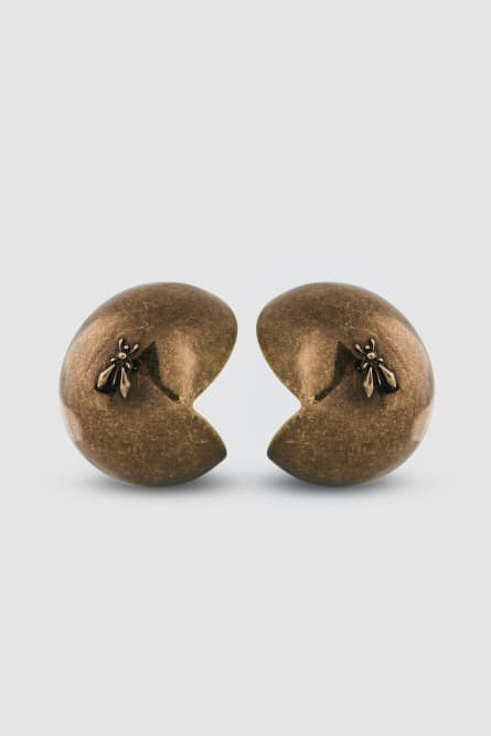Zama balloon earrings, Gold, Patrizia Pepe