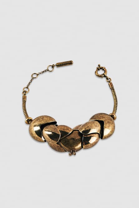 Balloon bracelet in zama, Gold, Patrizia Pepe