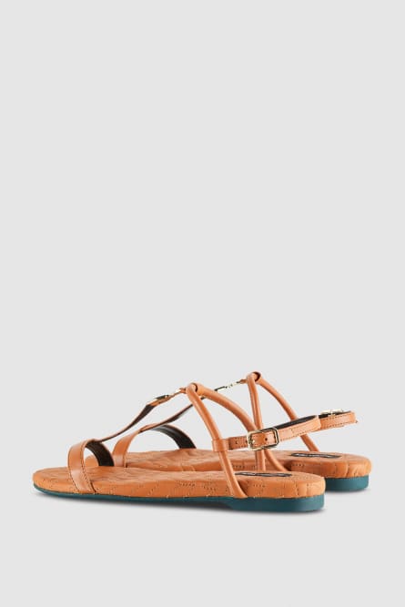 Flat leather sandals, Leather, Patrizia Pepe