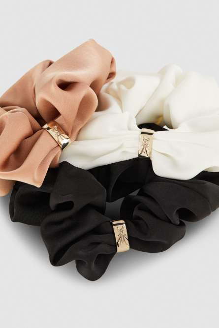 Hair scrunchies, Black, Patrizia Pepe