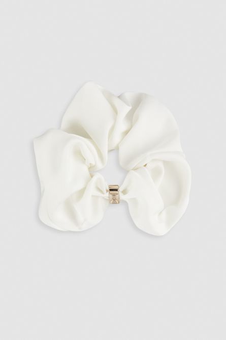 Hair scrunchies, White, Patrizia Pepe