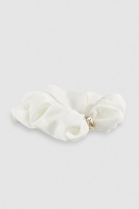 Hair scrunchies, White, Patrizia Pepe