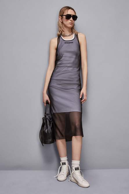2-in-1 midi dress, Black, Patrizia Pepe