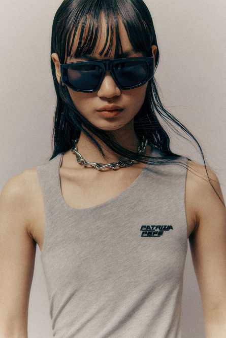 Halskette New Chain aus Messing und Aluminium, Silber, Patrizia Pepe