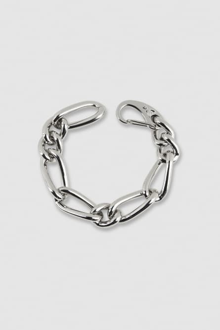 Bracciale New Chain in ottone, Argento, Patrizia Pepe