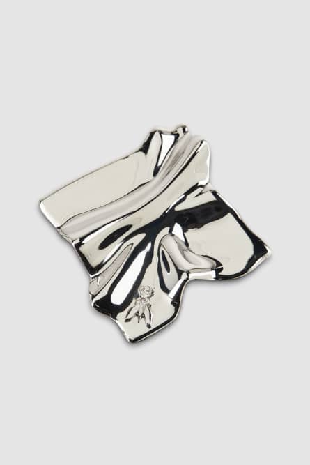 Zama and brass earrings, Silver, Patrizia Pepe