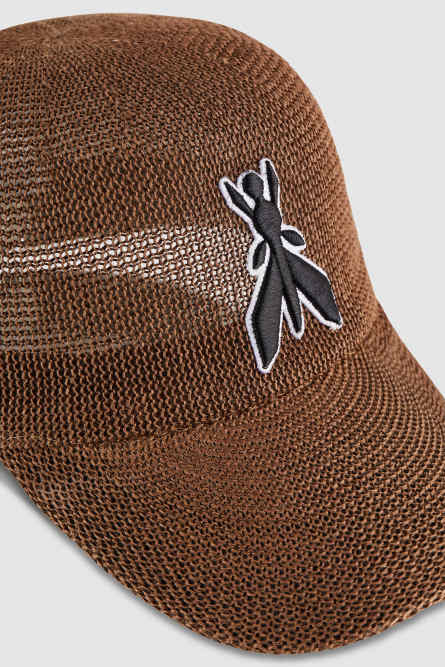 Gorra con visera, Marrón