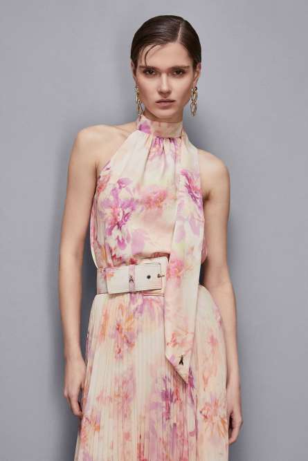 Georgette top shirt, Multicolor, Patrizia Pepe