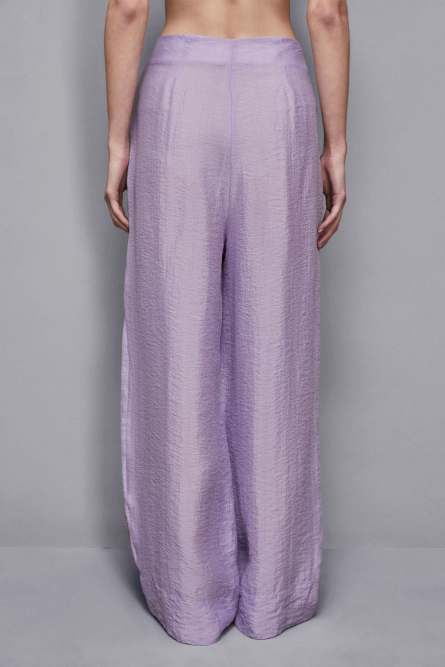 Fluid over palazzo pants, Purple, Patrizia Pepe