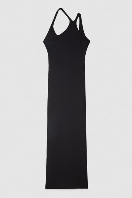 Robe longue moulante Essential, Noir, Patrizia Pepe