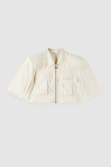 Camisa corta, Blanco