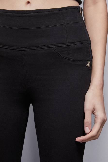 Jeggings, Black, Denim
