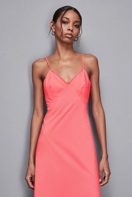 Robe longue en coton, Rose, Patrizia Pepe
