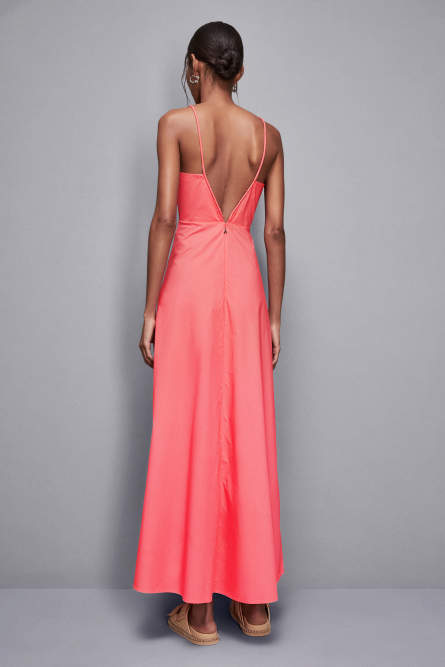 Robe longue en coton, Rose, Patrizia Pepe