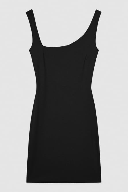 Essential jersey mini dress, Black, Patrizia Pepe