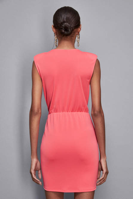 Fitted jersey mini dress, Pink, Patrizia Pepe