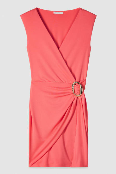 Fitted jersey mini dress, Pink, Patrizia Pepe