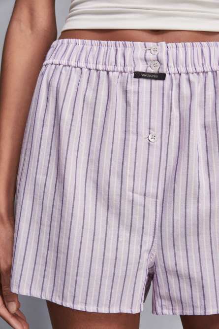 Cotton boxer shorts, Purple, Patrizia Pepe
