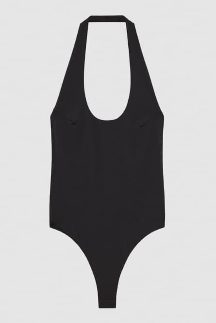One piece jersey swimsuit, Black, Patrizia Pepe