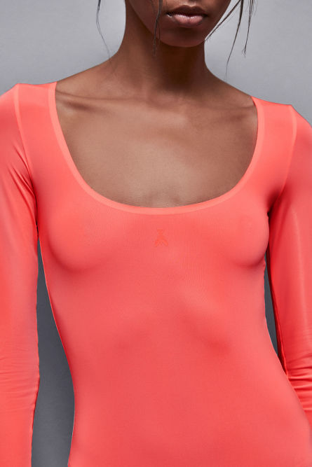 Long-sleeved body, Pink, Patrizia Pepe