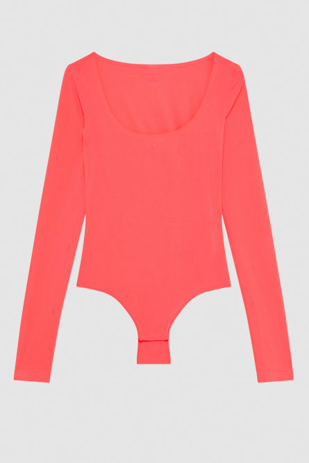 Long-sleeved body, Pink, Patrizia Pepe