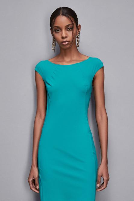 Short sheath dress, Light Blue, Patrizia Pepe