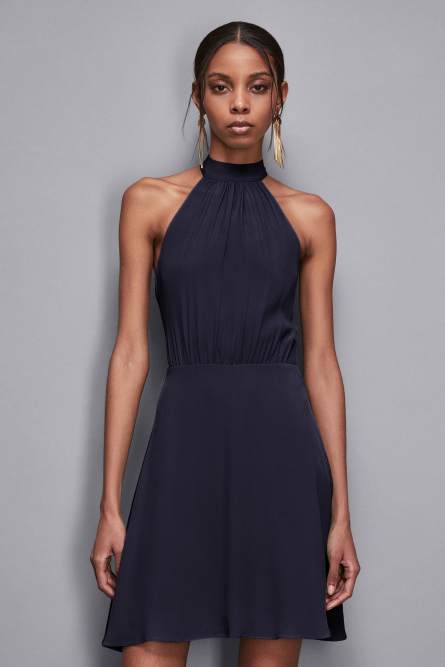 Essential viscose dress, Blue, Patrizia Pepe