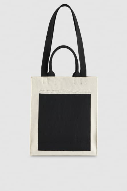 Vertical fabric shopping bag, Multicolor, Patrizia Pepe