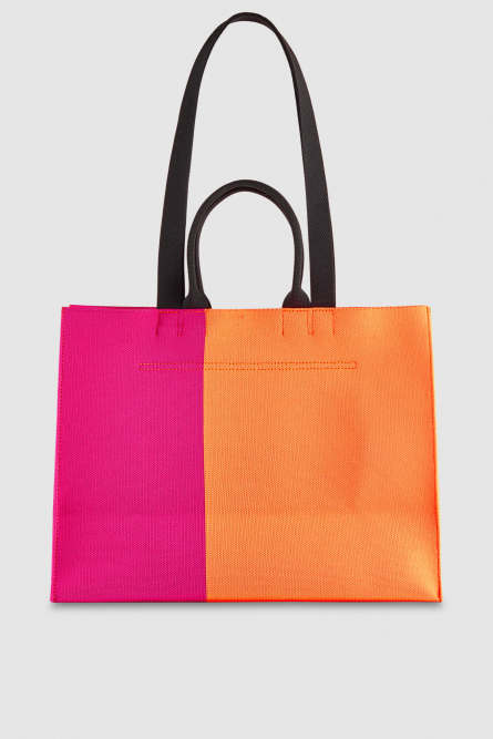 Shopper aus Stoff, Rosa, Patrizia Pepe