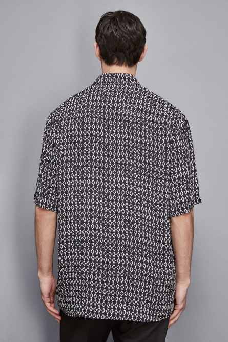Viscose patterned shirt, White, Patrizia Pepe