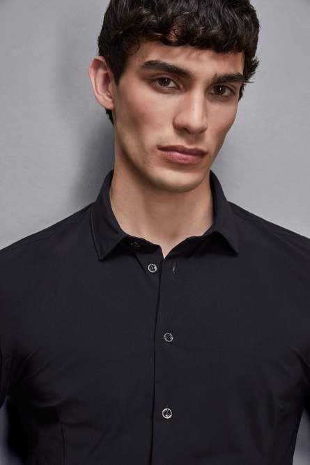 Slim fit jersey shirt, Blue, Patrizia Pepe