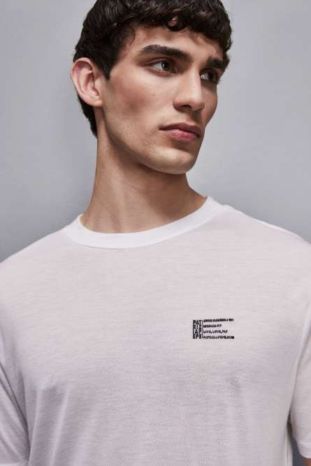 Short sleeve jersey t-shirt, White, Patrizia Pepe