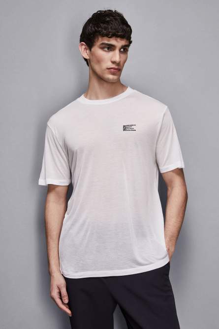 Short sleeve jersey t-shirt, White, Patrizia Pepe