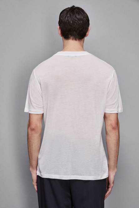Short sleeve jersey t-shirt, White, Patrizia Pepe