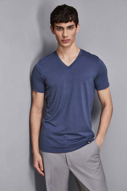 Cotton slim fit t-shirt, Light Blue, Patrizia Pepe