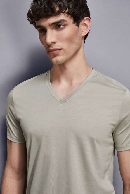 Cotton slim fit t-shirt, Green, Patrizia Pepe