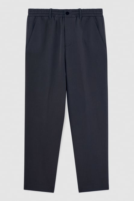 Gabardine jogging pants, Blue, Patrizia Pepe