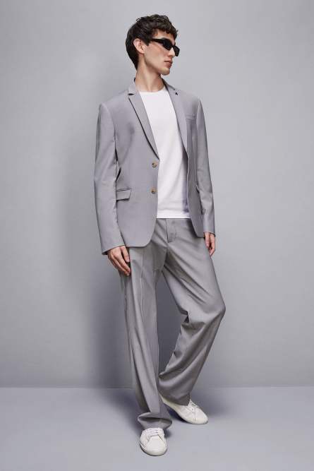 Classic stretch wool pants, Grey, Patrizia Pepe