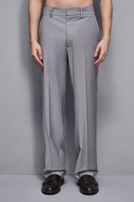 Classic stretch wool pants, Grey, Patrizia Pepe
