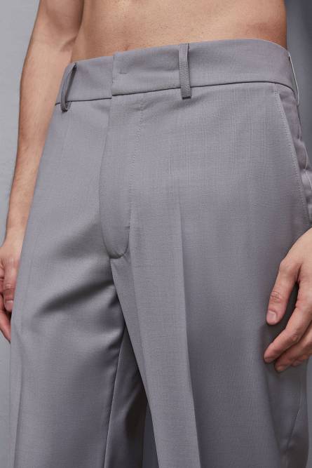 Classic stretch wool pants, Grey, Patrizia Pepe