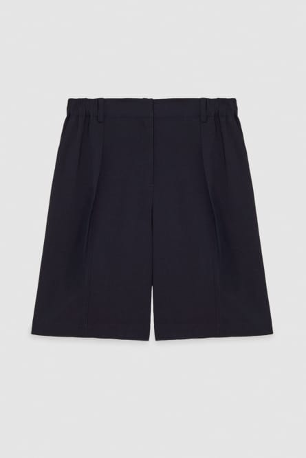 Casual tailored Bermuda shorts, Blue, Patrizia Pepe