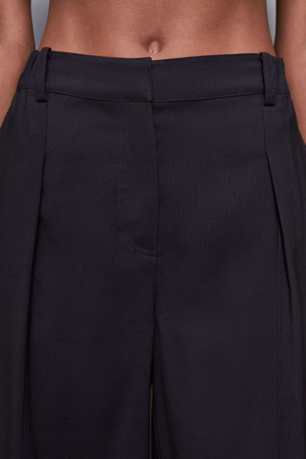 Casual tailored Bermuda shorts, Blue, Patrizia Pepe