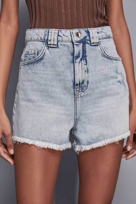 Denim shorts, Blue, Patrizia Pepe
