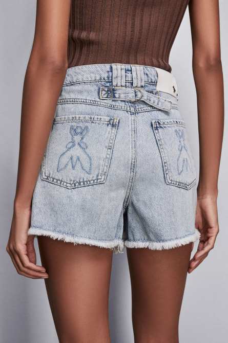 Denim shorts, Blue, Patrizia Pepe