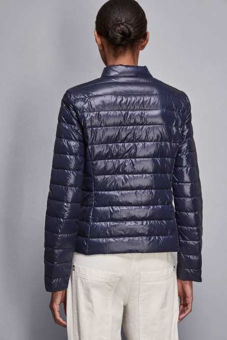 Piumino reversibile in nylon down proof, Blu, Patrizia Pepe