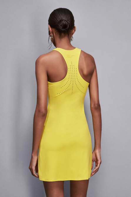 Essential jersey skinny dress, Yellow, Patrizia Pepe