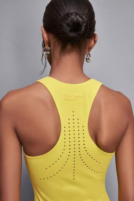 Essential jersey skinny dress, Yellow, Patrizia Pepe