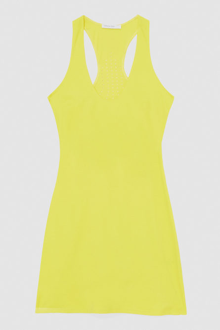 Essential jersey skinny dress, Yellow, Patrizia Pepe